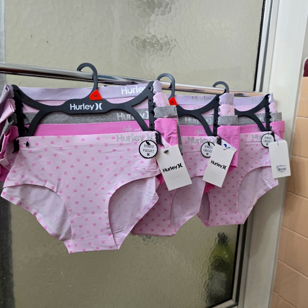 NWT Hurley Beautiful 3PK Multicolor Briefs, SZs L & M. Bonded Finishes. $35 Each - Picture 7 of 12